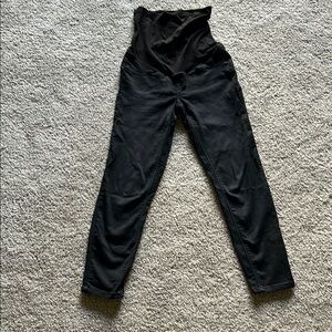 Black and Blue Skinny High-Waisted Pants by 1822 Denim